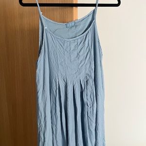 CP Shades periwinkle / lt blue Silk/Cotton dress